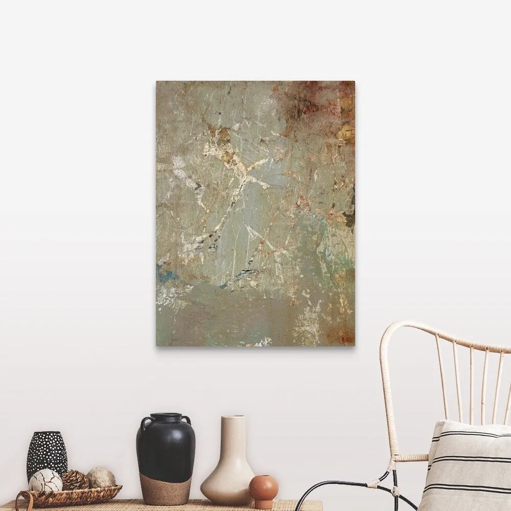 "Aged Wall IV" Canvas Wall Art