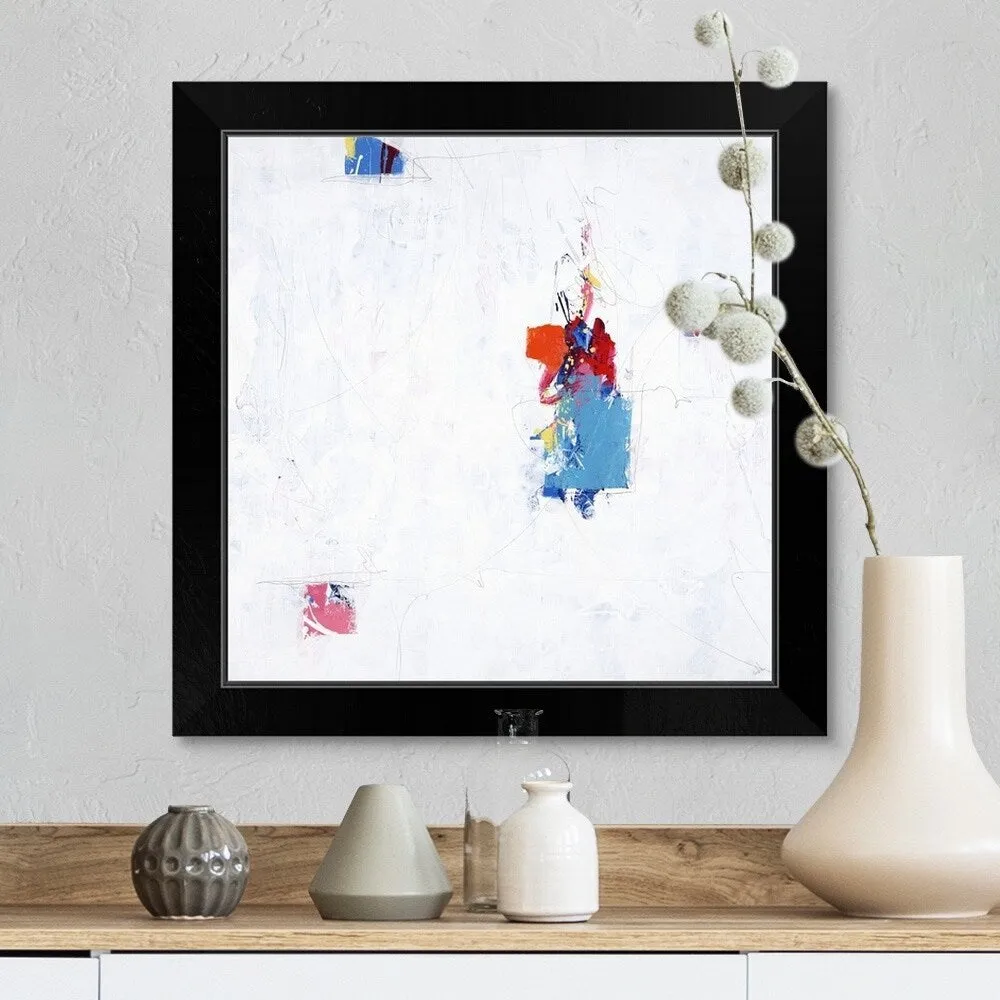 "Berry Cream Puff II" Black Framed Print