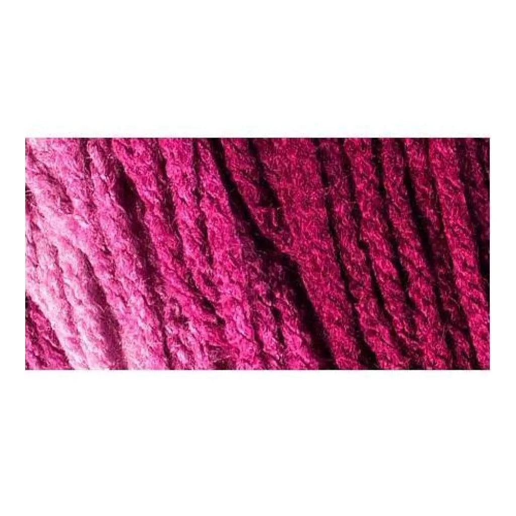 Red Heart Super Saver Ombre Yarn - Anemone 283g