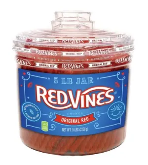 Red Vines Original Red Twists 5lb Tub