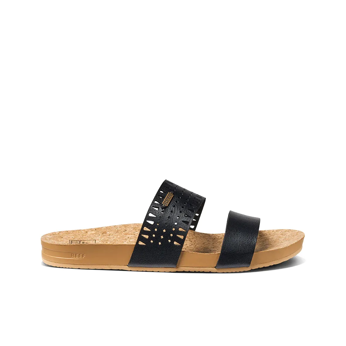 Reef Cushion Vista Perforated Slide - Black