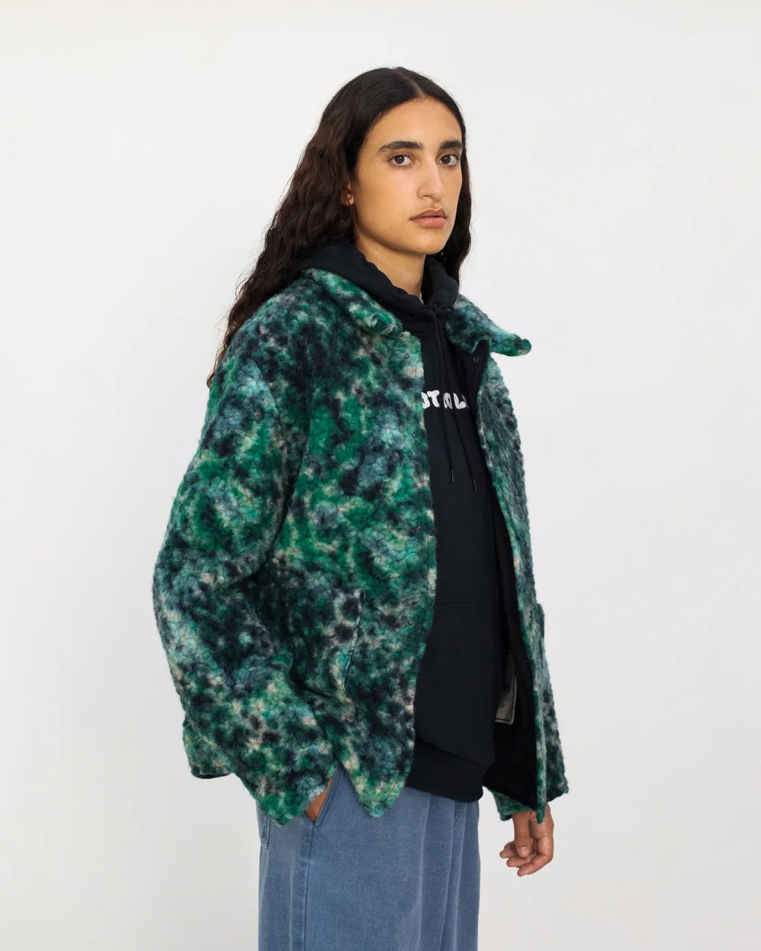 Sherpa Jacket Wool-Blend Multi