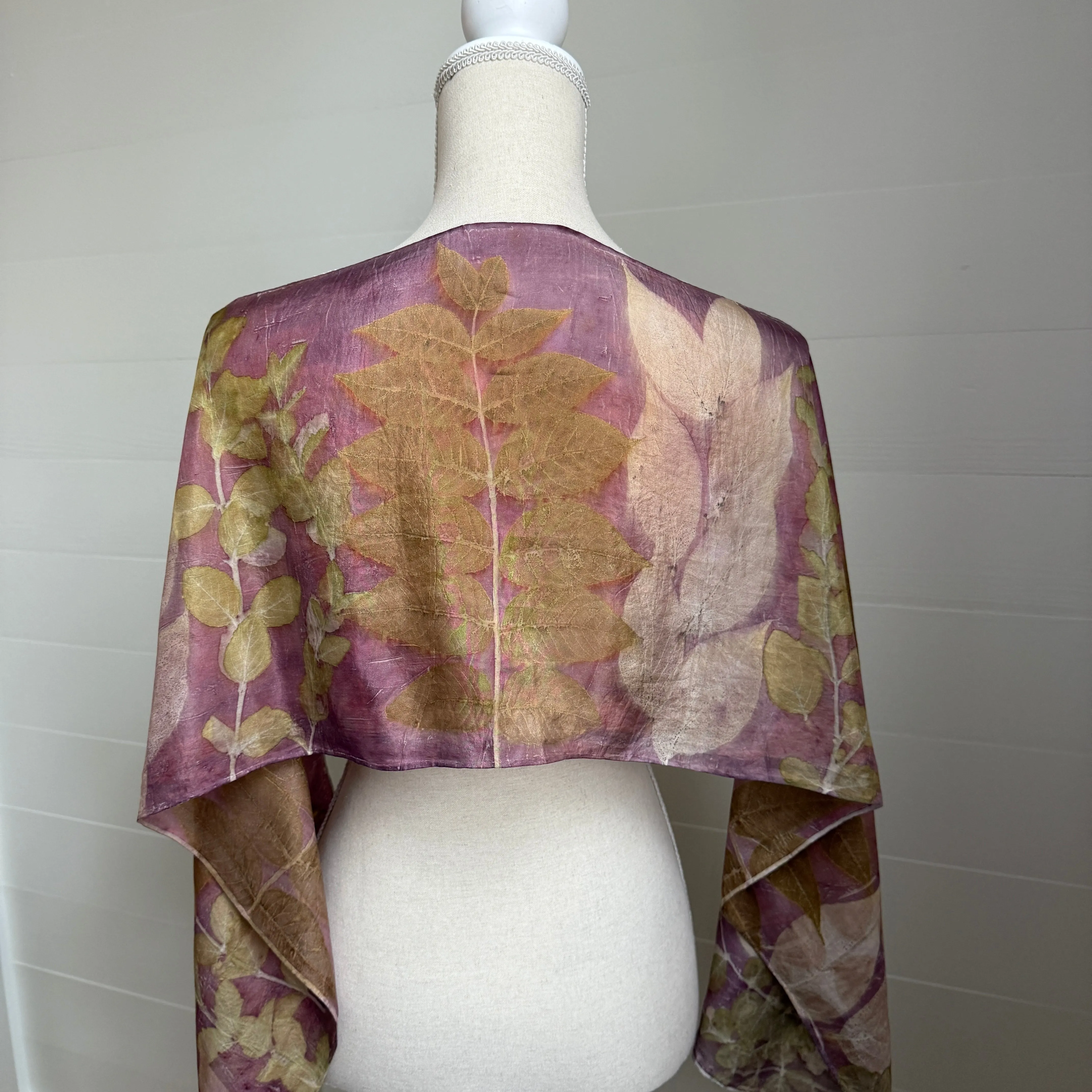 Silk Scarf | "Sandra" Cochineal - Sappanwood