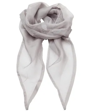 Silver - 'Colours' Chiffon scarf