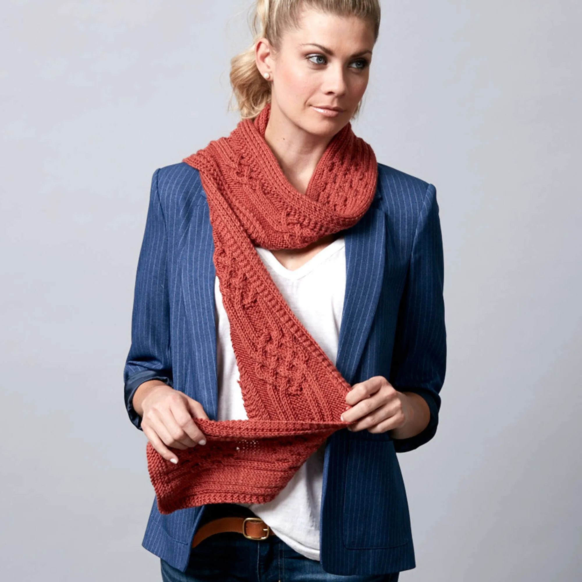 Sugar Bush Hill And Valley Knit Scarf