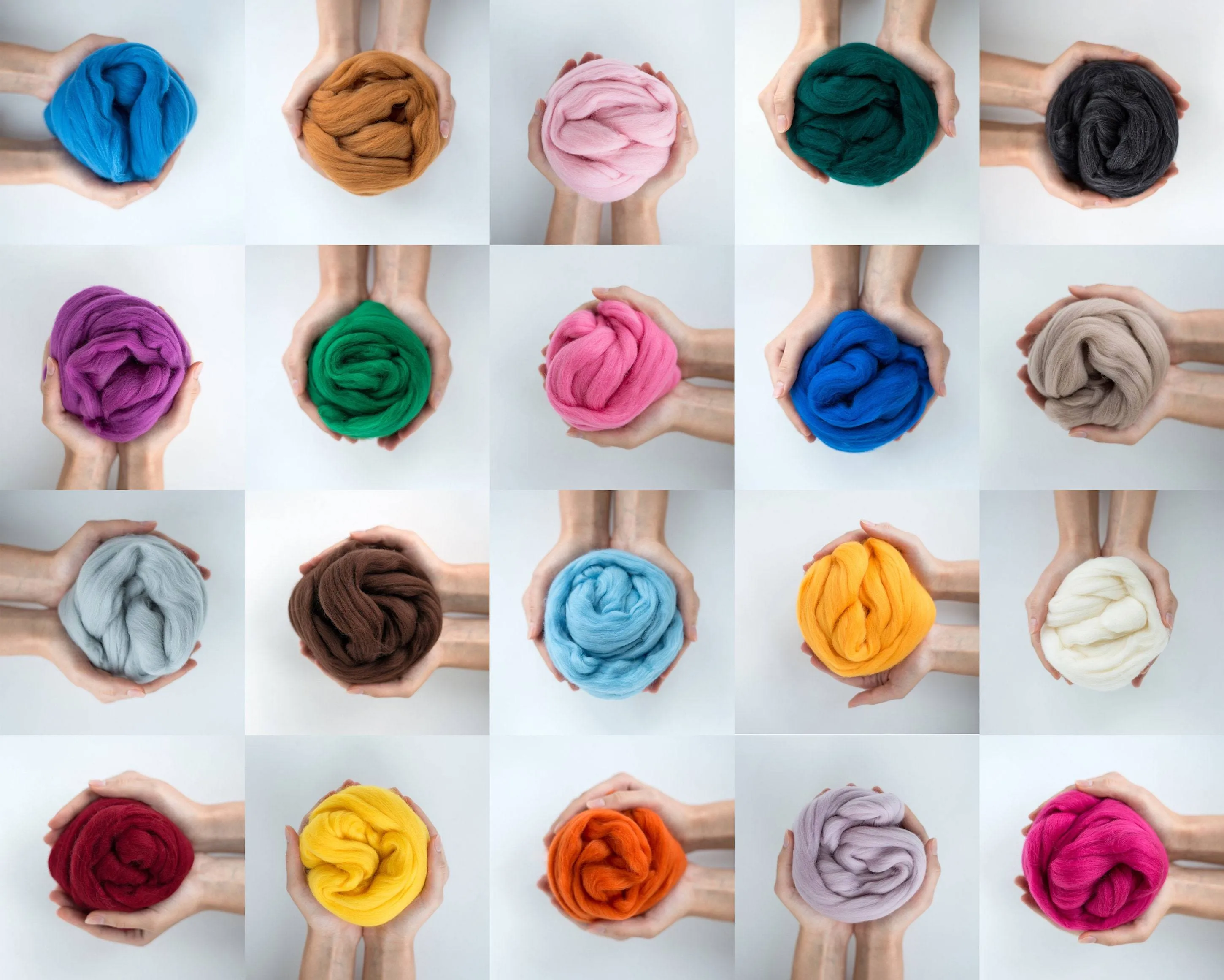 Super Soft Merino Wool Roving  Over 40 Vibrant Colors