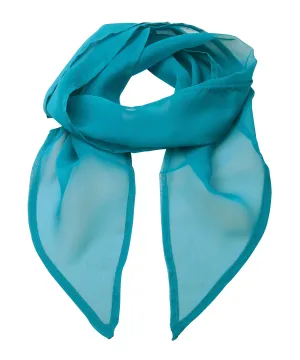 Teal - 'Colours' Chiffon scarf