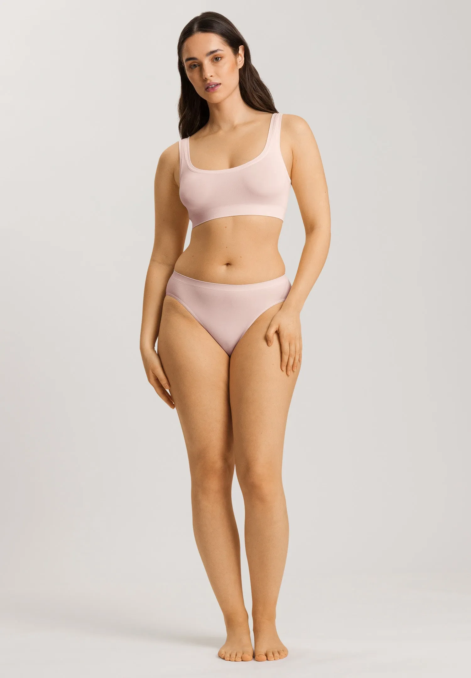 Touch Feeling Crop Top | Rose Cream 71810-1393