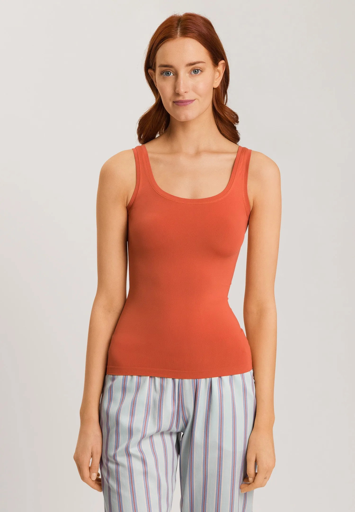 Touch Feeling Round Neck Tank Top | Ripe Apple 71814-2293