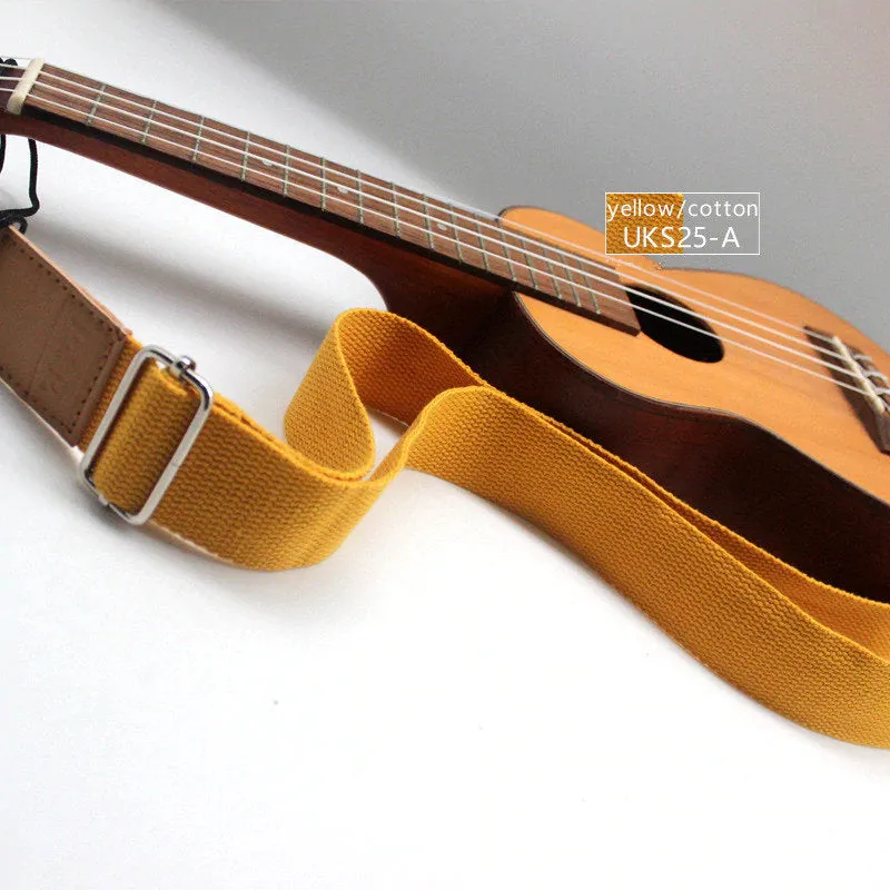 Ukulele Strap - Simple Plain Color - Sling Strap - Hands free