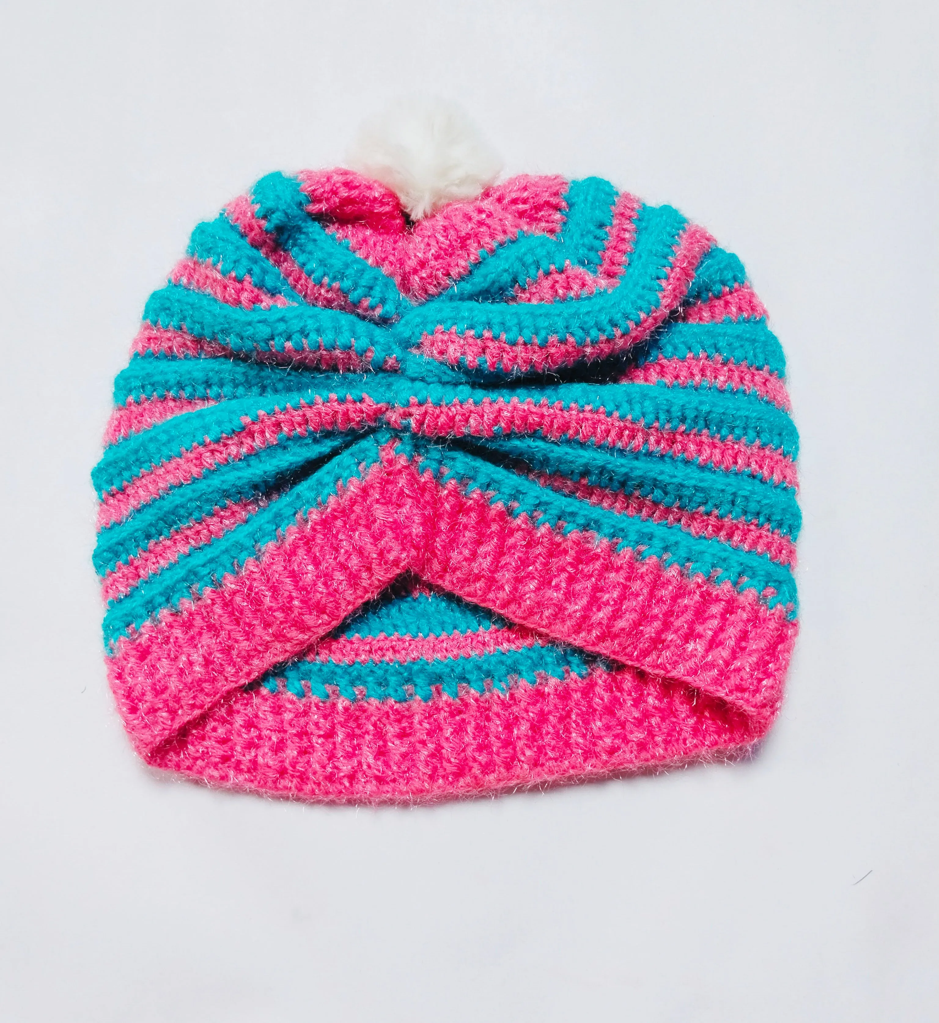 Unique Stylish Graminarts Hand Knitted Cap For Kids - ( 5 - 7 Year)