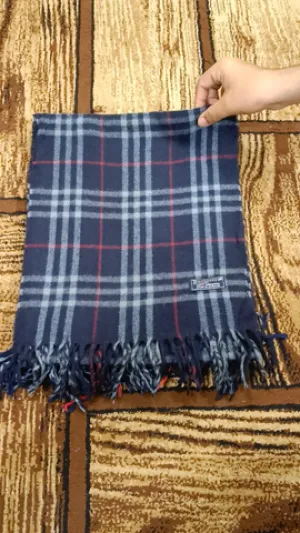 Y2K CLUELESS BURBERRY BLUE SCARVES