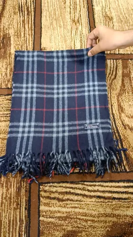 Y2K CLUELESS BURBERRY BLUE SCARVES