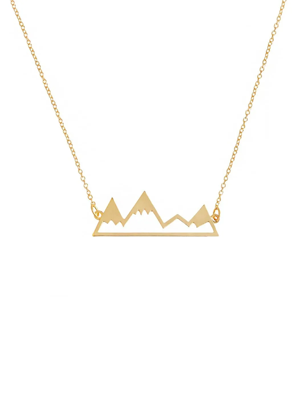 Yellow Chimes Necklace for Womens Goldplated Minimal Designed Necklace for Womens and Girls