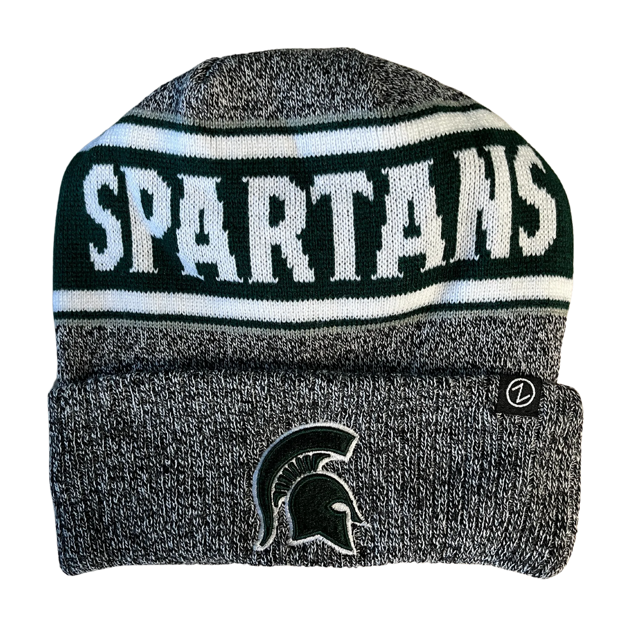 Zephyr Michigan State Spartans Gray Cuffed Beanie